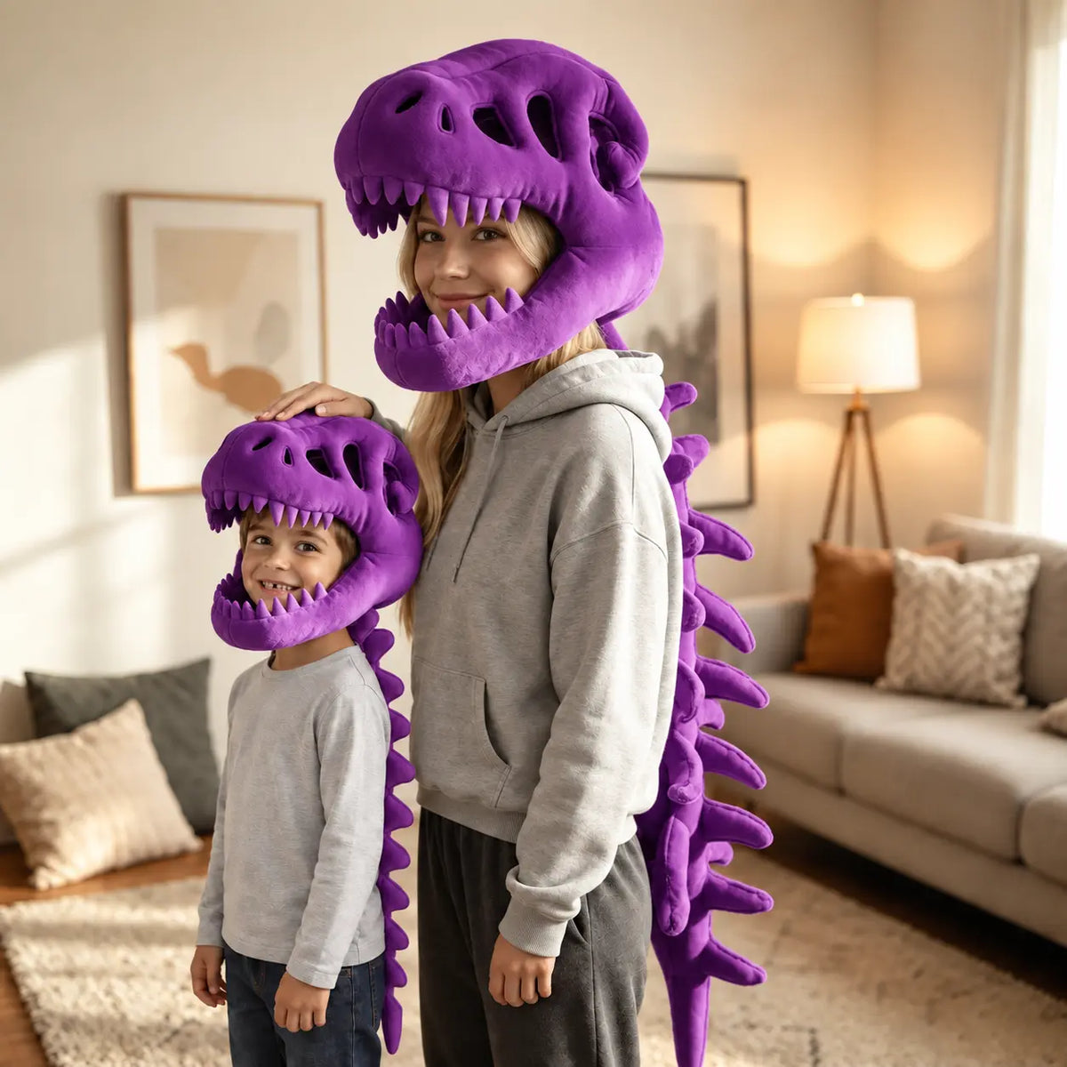Skeledino™ Dinosaur Skeleton Plush Costume – Kids & Adult Sizes