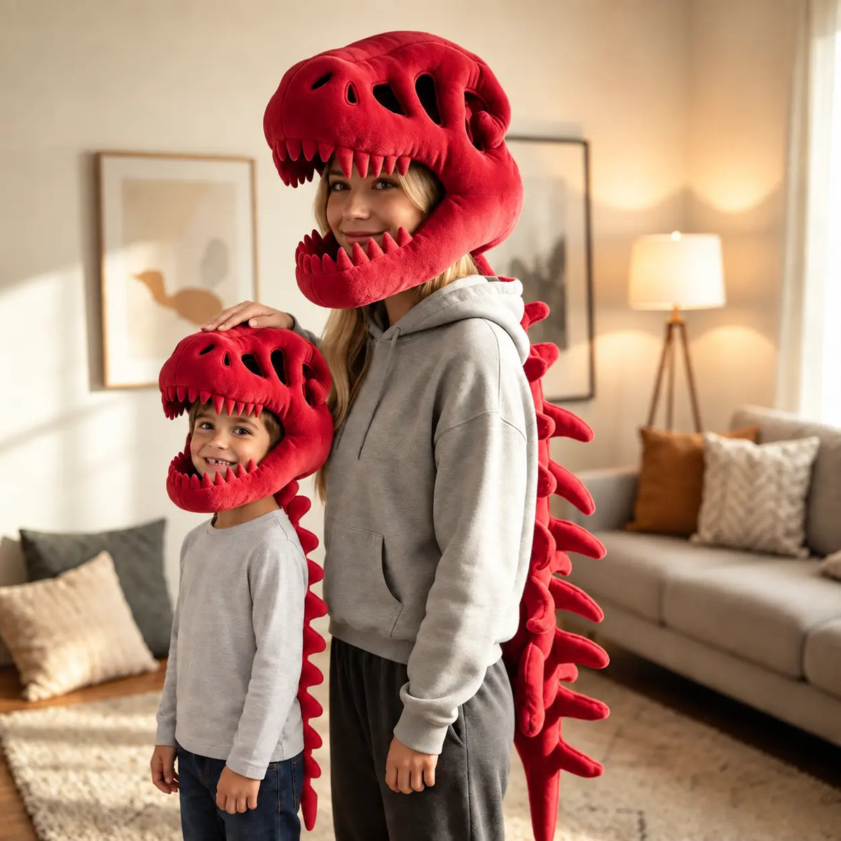 Skeledino™ Dinosaur Skeleton Plush Costume – Kids & Adult Sizes