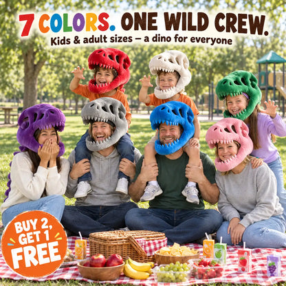Skeledino™ Dinosaur Skeleton Plush Costume – Kids & Adult Sizes