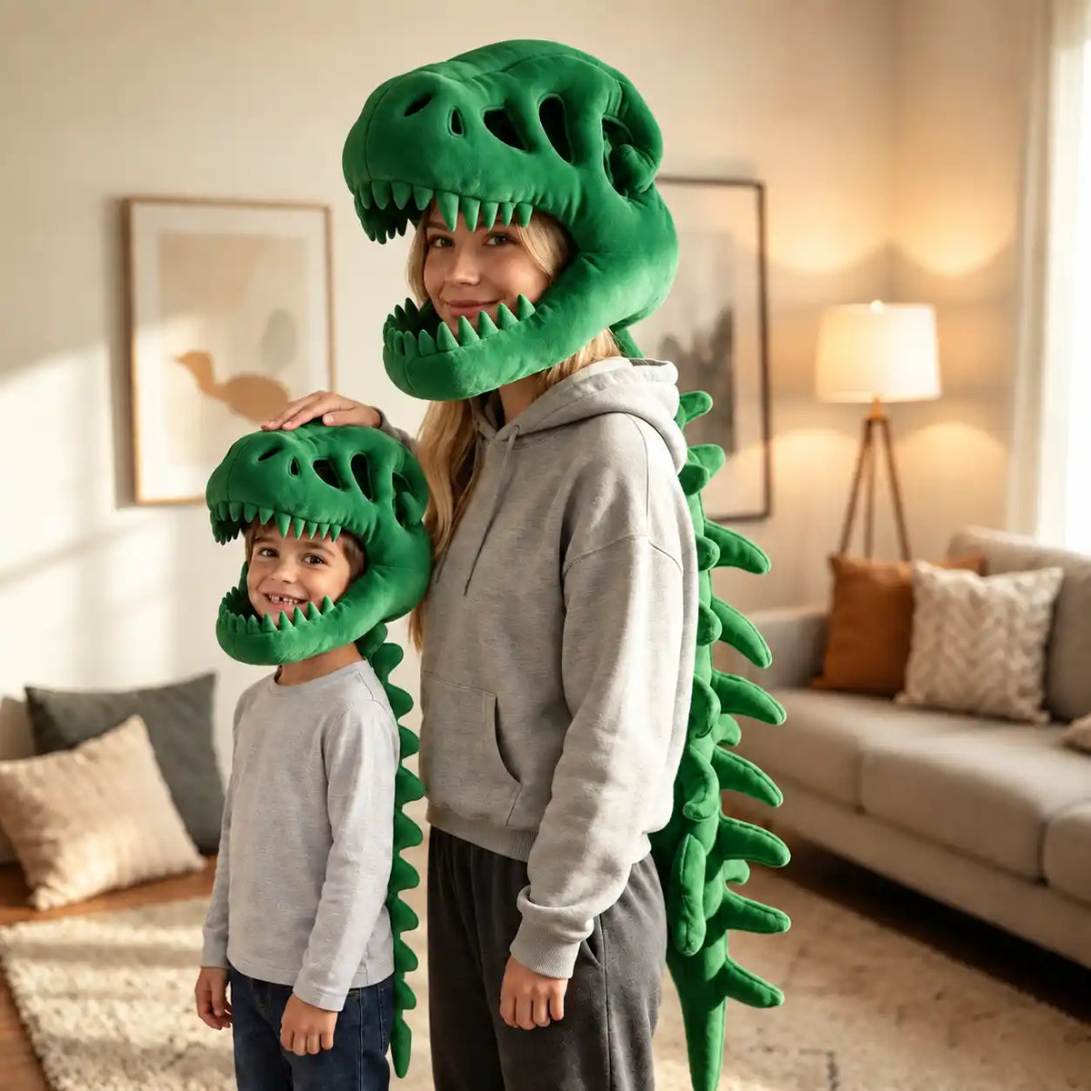 Skeledino™ Dinosaur Skeleton Plush Costume – Kids & Adult Sizes