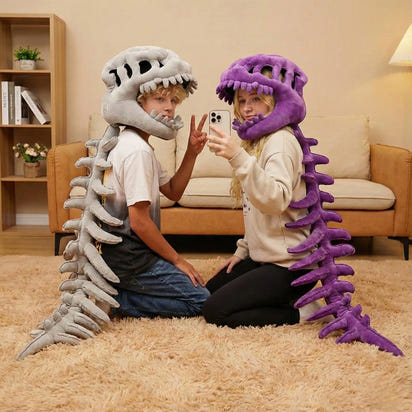 SkeleDino™ 3D Plush Dinosaur Skeleton Costume Set